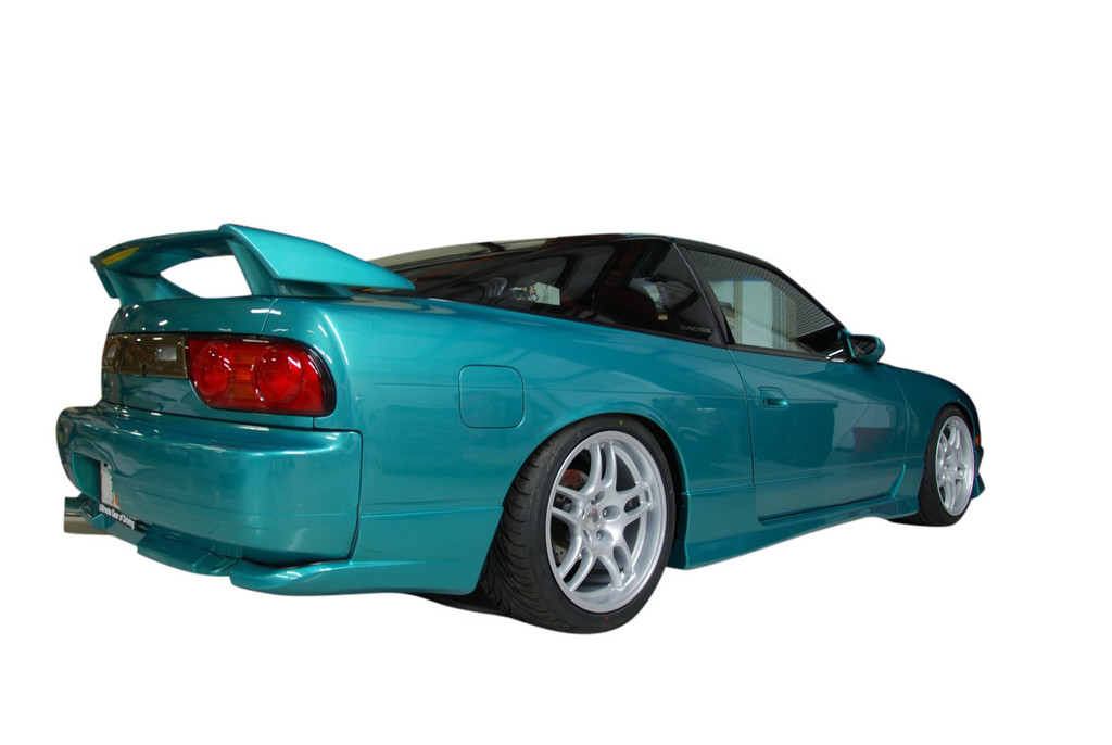 Square G33 wheels on Nissan 240sx