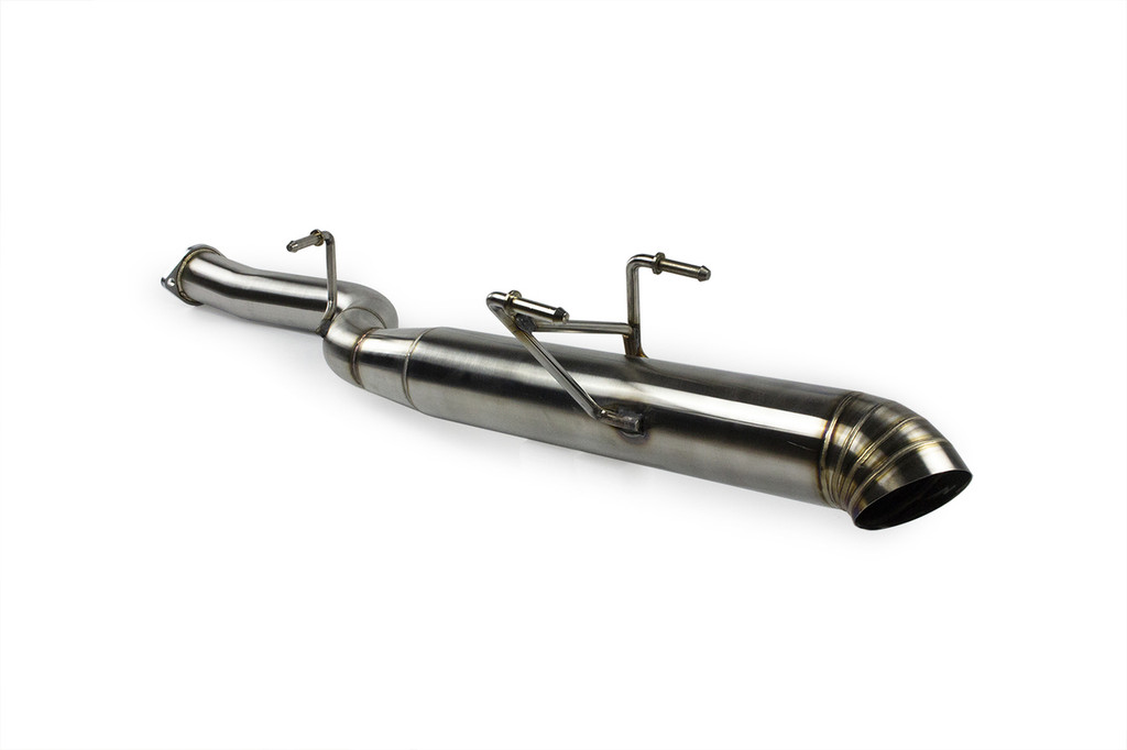 ISR Performance Series II EP Single Exhaust - Nissan 240sx 89-94 (S13) 4" Turn Down Style