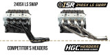 ISR Performance HGC LS Swap Header - BMW E36 1 3/4"