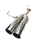 ISR Performance EP (Straight Pipes) Dual Tip Exhaust - Nissan 240sx 95-98 (S14) - 4"