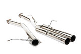 ISR Performance EP (Straight Pipes) Dual Tip Exhaust - Nissan 240sx 95-98 (S14) - 4"