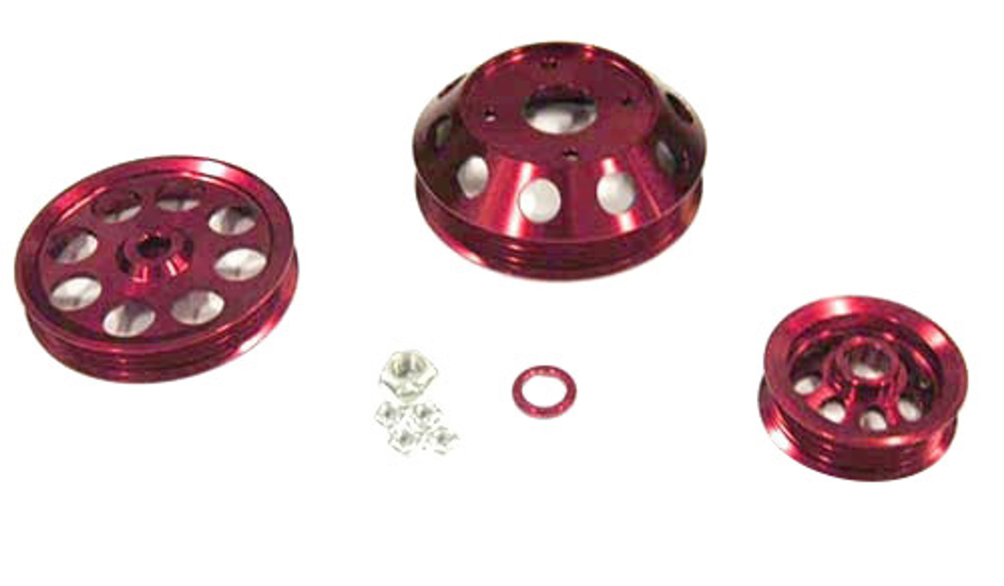ISR Performance Light Weight Pulley Kit Red SR20DET S13 Ace Up