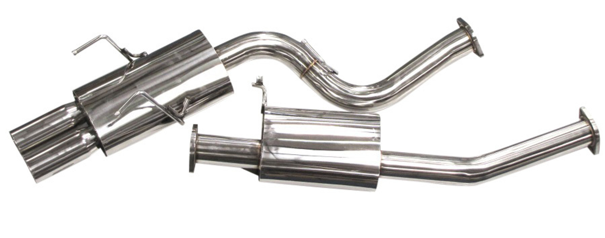ISR Performance MB SE Type -E Dual Tip Exhaust Nissan 240sx 89-94 S13 - Ace  Up Motorsports