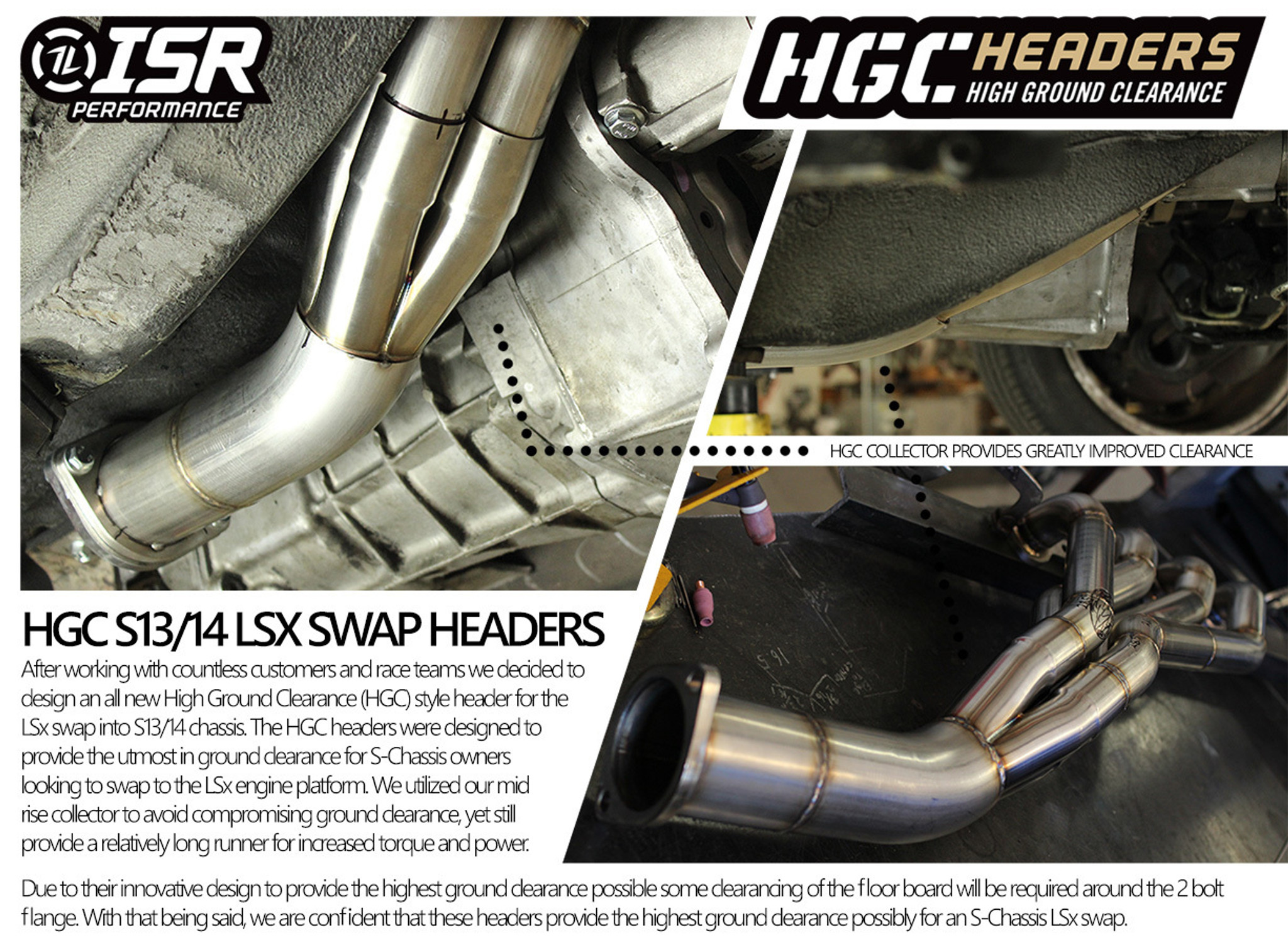 ISR Performance 240sx LS Swap Headers | Ace Up Motorsports