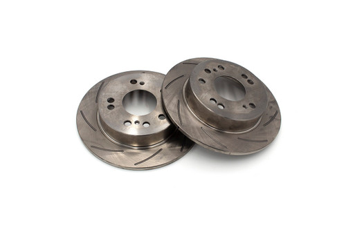 ROFU Max Street Friction Slotted Rear Rotors for Nissan 240SX S13 / S14