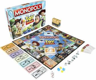 Monopoly Toy Story Board Game Parker Brothers Disney Pixar E5065