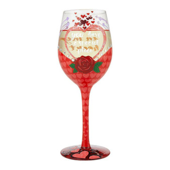 Hearts 6008460 You Have a Special Place in My Heart 15oz Wine Glass Lolita