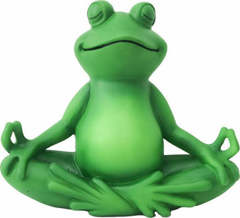 Yoga Frog 15073 Indoor Outdoor 8" H Resin Garden Statuary