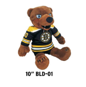 Boston Bruins NHL Mascot Blades Bear 10" H Stuffed Animal Plush Doll Toy BLD01