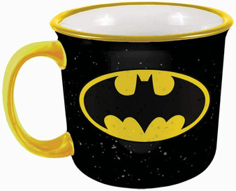 Batman 21503 Logo Camper Coffee Mug Tea Cup 14 oz Ceramic Black