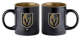 Las Vegas Golden Knights NHL Matte Black Ceramic Coffee Tea Mug Cup 14 oz