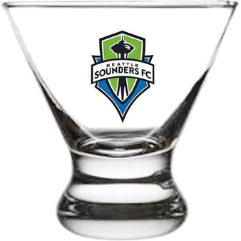 Seattle Sounders FC MLS Stemless Martini Glass 10 oz