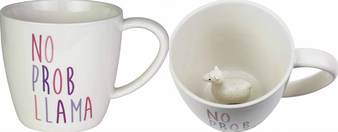 No Prob Llama 6003678 Hidden Animal Ceramic Coffee Mug Tea Cup 16 oz