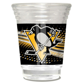 Pittsburgh Penguins NHL 2 oz Round Shot Glass