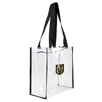 Littlearth NHL Vegas Golden Knights Clear Square Stadium Tote