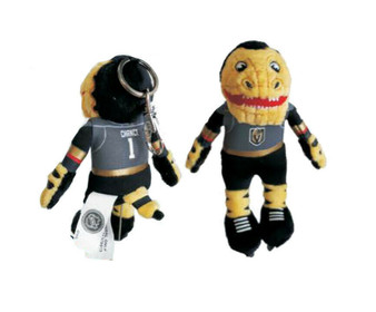 Las Vegas Golden Knights NHL Mascot Chance Plush Zipper Pull Keychain 4.5" H