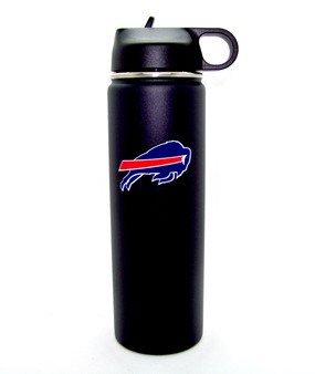 Buffalo Bills NFL 2798 Flip Top Stainless Steel Water Bottle 22 oz