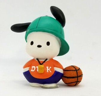 Pochacco PO89411 Puppy Basketball Playing It Mini Figurine Sanrio 2.25" H