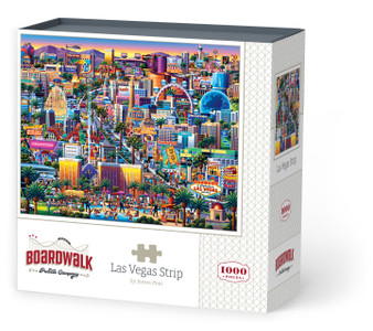 Las Vegas Strip Nevada 1000 Piece Jigsaw Puzzle 19 x 26" Dowdle Boardwalk