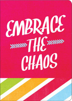 Embrace The Chaos 160 Page Lined Hard Cover Karma Journal Notebook 5 x 7"