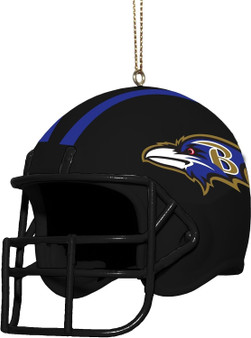 Baltimore Ravens NFL 771 Logo Football Helmet Ornament Resin