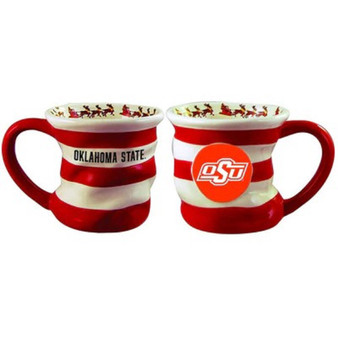 Oklahoma State Cowboys OSU NCAA Holiday Stocking Ceramic Coffee Tea Cup Mug 18oz