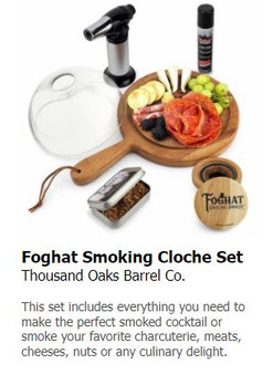 Cloche Set Food and Drink Cold Smoking Culinary Butane Torch Scented Wood Fuel