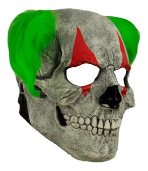 Clown Skull 50018 Full Head Cosplay Costume Latex Mask Adult One Size