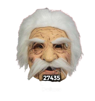 Old Man Deluxe 24735 Full Head Cosplay Costume Latex Mask Adult One Size