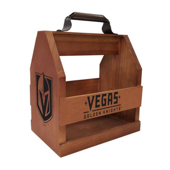 Las Vegas Golden Knights NHL 614-4032 Wood BBQ Beer Bottle Caddy