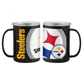 Pittsburgh Steelers 15 oz. Hype Ultra Coffee Mug Tea Cup Stainless Steel