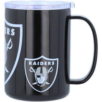 Raiders Oakland Las Vegas 15 oz. Hype Ultra Coffee Mug Tea Cup Stainless Steel