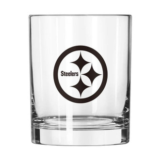 Pittsburgh Steelers NFL Gameday Lowball Whisky Rocks Glass 14 oz