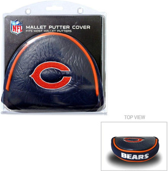 Chicago Bears NFL Mallet Putter Golf Club Head Cover Embroidered Logo