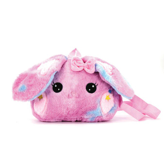 Cutie Pie Dreamy Bunny CH84708 Rabbit 3D Plush Mini Backpack 12" L