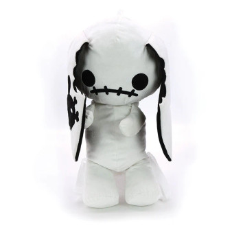 Naughty Bunny CH83377 3D Plush Mini Backpack 19" H White Glow in the Dark