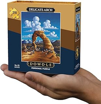 Delicate Arch 90114 Arches National Park Utah 210 Piece Personal Mini Jigsaw Puzzle 9 x 11" Dowdle Boardwalk