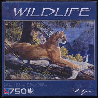 Dominion Cougar Moutain Lion 44598-13 by Al Agnew 750 Piece Jigsaw Puzzle Sure Lox Wildlife