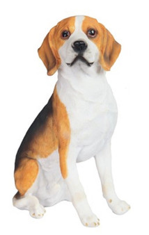 Beagle 18110 Sitting Puppy Dog Figurine 7.5" H Resin