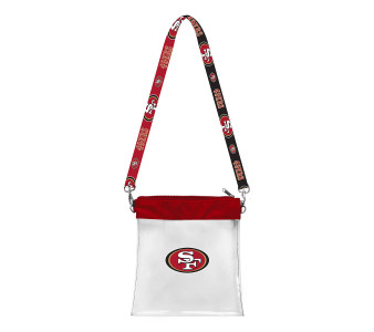 49ers NFL 300132 Clear Satchelette