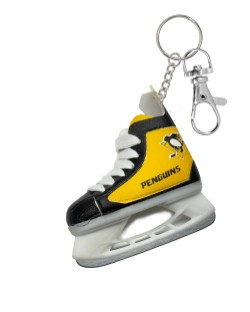 Penguins NHL Hockey Skate Keychain