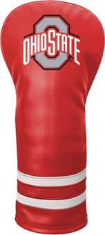 Ohio State Buckeyes NCAA Large Logo Vintage Fairway Golf Club Head Cover