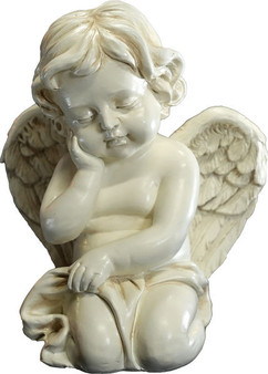 Cherub Angel 15075 Indoor Outdoor 6.5" H Resin Garden Statuary