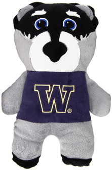 Washington Huskies Mascot Plush Harry Husky Pillow Pancake Plush by FOCO 12"