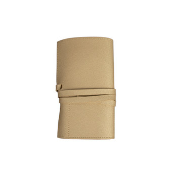 Gold 2921 Travel Power Bank Holder Device Case Leather