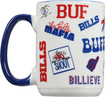 Buffalo Bills 2790 NFL Team Spirit Ceramic Coffee Mug Tea Cup 15 oz