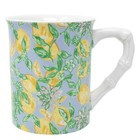 Make Lemonade SP25 Lilly Pulitzer Lemon Ceramic Coffee Mug Tea Cup 15 oz