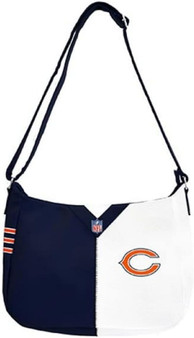 Chicago Bears NFL 300139 Pebble Split Hobo Purse Bag 14" L