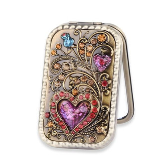 Compact Mirror - Heart