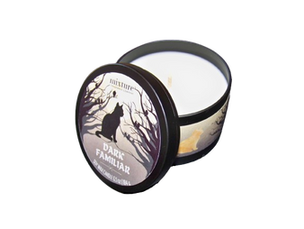 Black Cat 22237 Dark Familiar 6.5 oz Halloween Travel Tin Soy Wax Candle